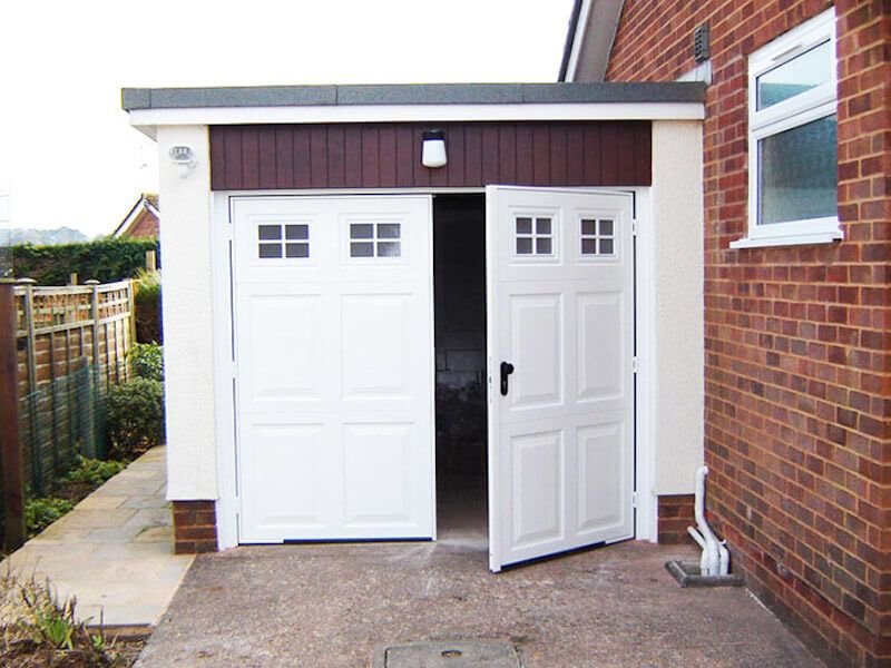 Side-Hinged Garage Doors